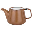 Заварочный чайник 1,2 л с металлическим ситечком коричневый  Bronco &quot;Luster&quot; / 284895