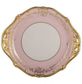 Пирожковая тарелка 28 см  Weimar Porzellan "Ювел /Ассорти /розовый" / 222844