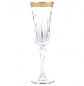Бокалы для шампанского 210 мл 6 шт  RCR Cristalleria Italiana SpA "Таймлесс /1010" / 146434