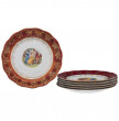 Набор тарелок 25 см 6 шт  Royal Czech Porcelain &quot;Фредерика /Мадонна красная&quot; / 088750