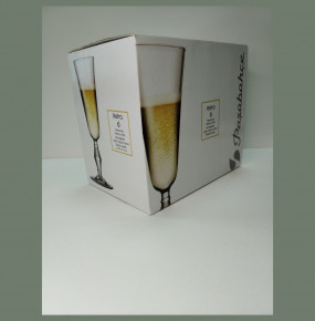Бокалы для шампанского 190 мл 6 шт  Pasabahce "Ретро /Узор /DS216" / 206212
