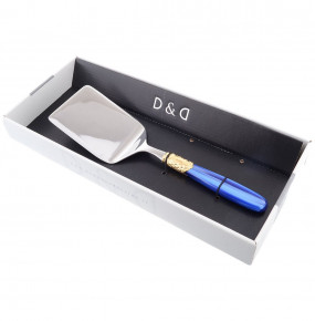 Столовый прибор Лопатка для лазаньи  Domus Design "D&D /Виктория" синяя ручка  / 201482
