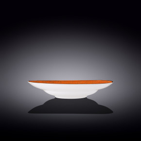 Тарелка 25,5 см глубокая оранжевая  Wilmax "Splash" / 261826