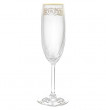 Бокал для шампанского 175 мл 1 шт  Rona &quot;Гала /Золотая коллекция, тонкое золото&quot; / 124457