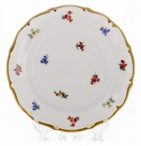 Набор тарелок 19 см 6 шт  Bavarian Porcelain "Мария-Тереза /Мелкие цветы /Отводка золото" / 095728