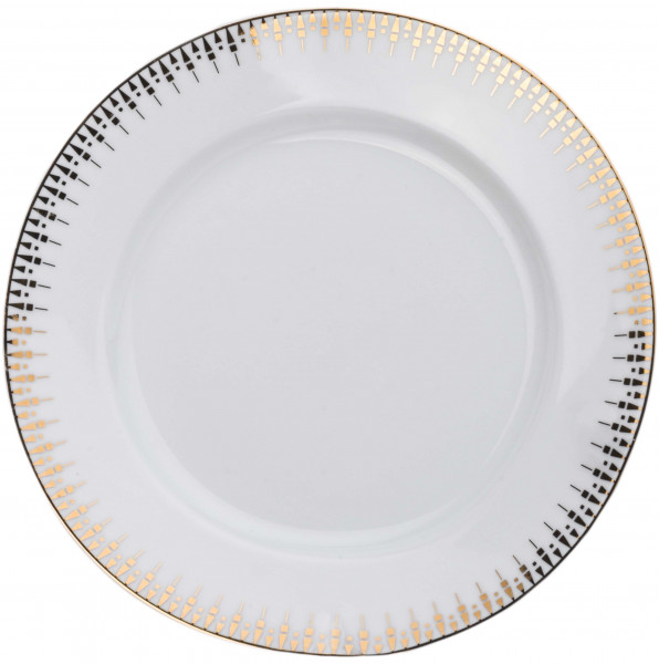 Набор тарелок 17 см 6 шт  Cmielow &quot;Ивонн /Золотые ромбы&quot; / 252906