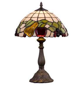 Лампа настольная 1 рожковая  Velante "Tiffany" Фрукты / 304802