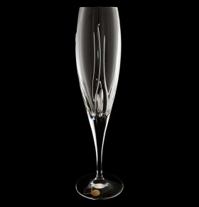 Бокалы для шампанского 200 мл 6  шт  Bohemia Jihlava "Fiona /Без декора 53" хрусталь Йиглава / 030070