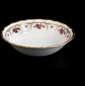 Салатник 23 см  Bohemia Porcelan Moritz Zdekauer 1810 s.r.o. "Анжелика /Плетистая роза" / 071989