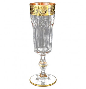 Бокалы для шампанского 170 мл 6 шт  Astra Gold "Провенза Голд Блэк /Версаче" / 029394