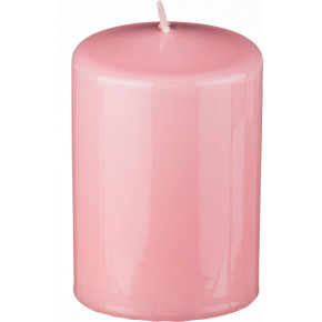 Свеча 10 х 7 см нежно-розовая / 172258