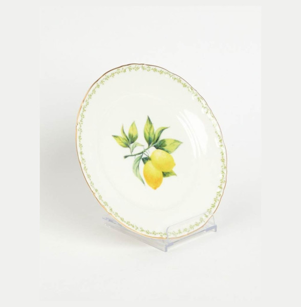 Набор тарелок 24 предмета на 6 персон  O.M.S. Collection &quot;LIANA /Лимоны&quot; (микс с углублением) / 303457