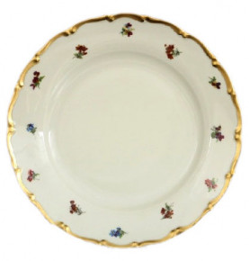 Набор тарелок 21 см 6 шт  Bohemia Porcelan Moritz Zdekauer 1810 s.r.o. "Анжелика /Мелкие цветы /СК" / 057317