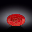 Салатник 25 х 16,5 х 6 см овальный красный  Wilmax &quot;Spiral&quot; / 261570