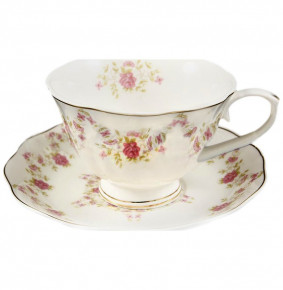 Набор чайных пар 6 шт н/н  Royal Classics "Розовый цветок" / 155508