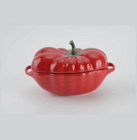 Форма для запекания 700 мл с крышкой  Royal Classics "Tomato red" / 339556