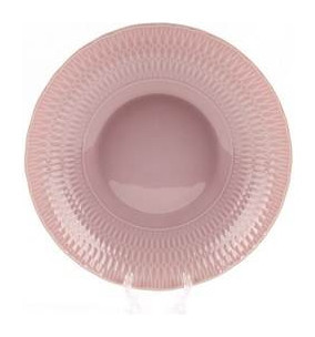 Набор тарелок 22 см 6 шт глубокие  Cmielow &quot;София /Розовая глазурь&quot; / 298340