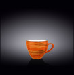 Чайная чашка 190 мл оранжевая  Wilmax &quot;Spiral&quot; / 261590