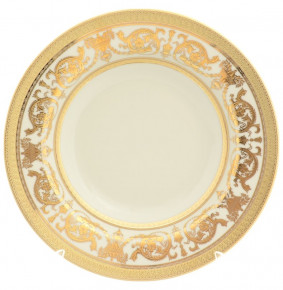Набор тарелок 22 см 6 шт глубокие  Falkenporzellan "Констанц /Императорское крем. /золото" / 152015