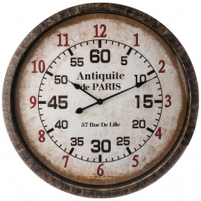 Часы настенные 67 см кварцевые круглые  LEFARD "ANTIQUITE DE PARIS" / 187997