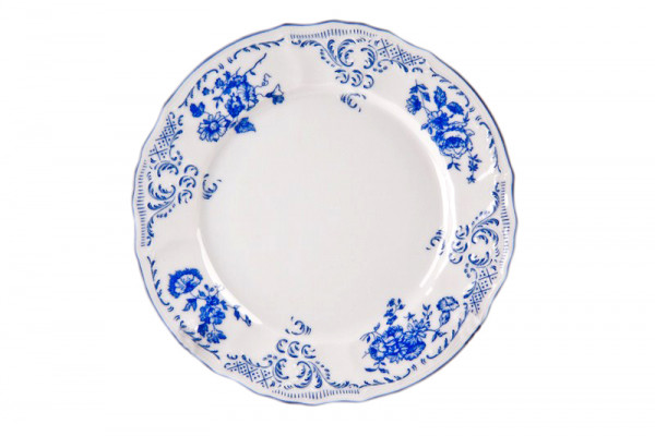 Набор тарелок 19 см 6 шт  Thun &quot;Бернадотт /Синие розы&quot; / 030440