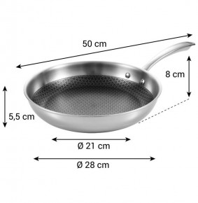 Сковорода 28 х 8 см  Tescoma "SteelCRAFT" / 285204