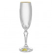 Бокалы для шампанского 170 мл 6 шт  Rona &quot;Ларго /Золотая отводка&quot; / 018499