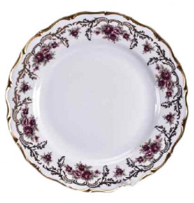 Набор тарелок 21 см 6 шт  Bohemia Porcelan Moritz Zdekauer 1810 s.r.o. "Анжелика /Плетистая роза" / 053715