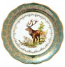 Изображение товара Набор тарелок 26 см 6 шт  Sterne porcelan "Фредерика /Охота зеленая" / 140112