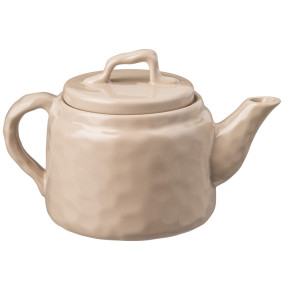 Заварочный чайник 800 мл 22 х 13 х 13,5 см бежевый  LEFARD "Crumpled" / 329017