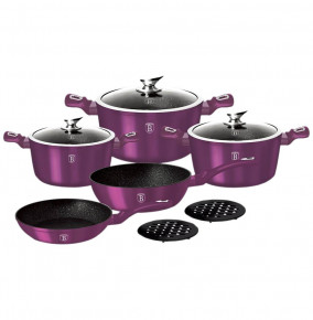 Набор посуды 10 предметов  Berlinger Haus "Royal Purple Metallic Line" / 131650