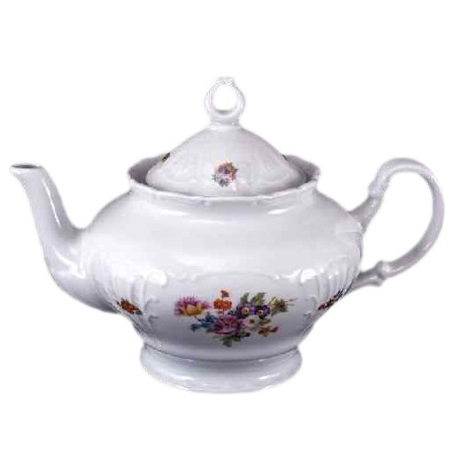 Заварочный чайник 1,2 л  Bohemia Porcelan Moritz Zdekauer 1810 s.r.o. &quot;Лиана /Весенний букет&quot; / 046563