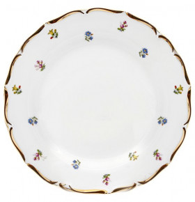 Набор тарелок 25 см 6 шт  Jeremy s.r.o. "Офелия /Мелкие цветы /Широкая кайма" / 133032