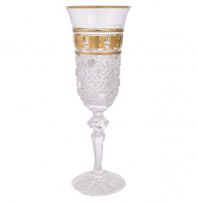 Бокалы для шампанского 150 мл 6 шт  UNION GLASS "Лаура /Золотые окошки" / 165278