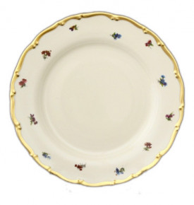 Набор тарелок 25 см 6 шт  Bohemia Porcelan Moritz Zdekauer 1810 s.r.o. "Анжелика 852 /Мелкие цветы" / 046014