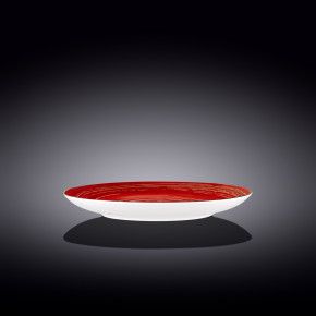 Тарелка 25,5 см красная  Wilmax "Spiral" / 261549