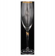 Бокалы для шампанского 220 мл 6 шт  Crystalex CZ s.r.o. &quot;Лили /Отводка золото&quot; / 059508