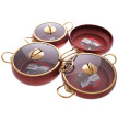 Набор посуды 7 предметов антипригарное покрытие красный  Repast &quot;Leydi /Elite Royal&quot; / 312742