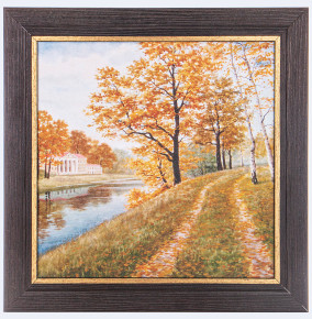 Картина 30 х 30 см  LEFARD "Осень" /рамка венге с золотом  / 314045