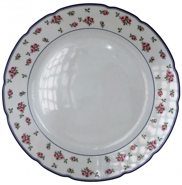 Набор тарелок 19 см 6 шт  Thun &quot;Роза /Мелкие цветы /синяя отводка&quot; / 244087