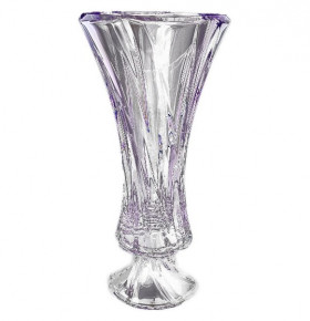 Ваза для цветов 40 см н/н  Aurum Crystal "Оклахома /Фиолет" / 113477
