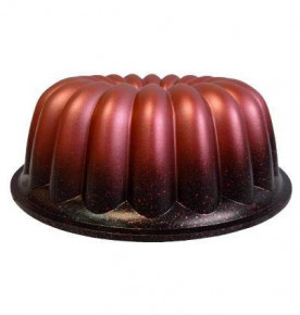 Форма для выпечки кекса 25 см антипригарное покрытие красная  O.M.S. Collection "GRANIT CAKE MOULD" / 287788