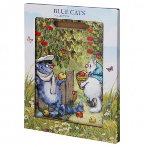Подставка под горячее 15 х 20 см  LEFARD "Blue cats" / 225594