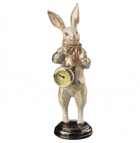 Фигурка с часами 11,5 х 11 х 34,5 см  LEFARD "Английская коллекция /Кролик" / 227463