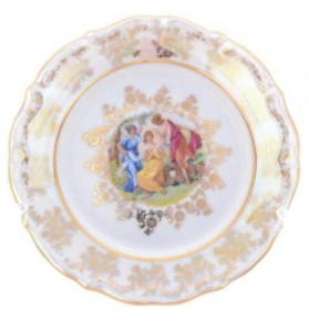 Набор тарелок 17 см 6 шт  Repast "Мария-Тереза /Мадонна перламутр" M-D  / 258572