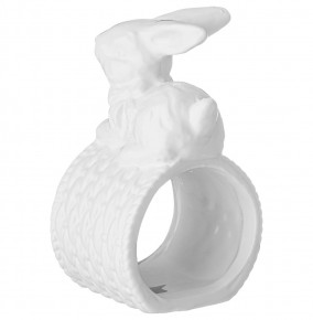 Кольцо для салфетки 6 х 6 х 10 см  LEFARD "PRIMAVERA /Кролики" / 220762