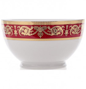 Пиала 11 см  Bavarian Porcelain "Александрия /Золотой узор на красном" / 093631