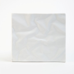 Блюдо 18 х 18 см белое  Cmielow Design Studio "BENT" / 163386