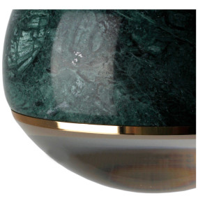 Подвесной светильник Cloyd LUNAR P1 / латунь - зелен.камень / 311211