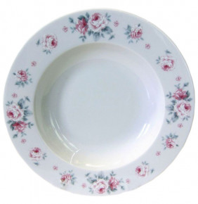 Набор тарелок 22,5 см 6 шт глубокие  Cmielow "Астра /Розы" / 252894